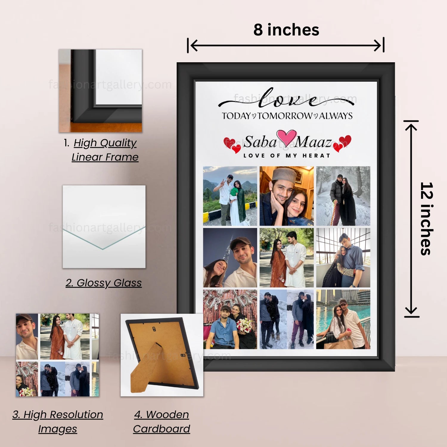 Customize Anniversary Frame