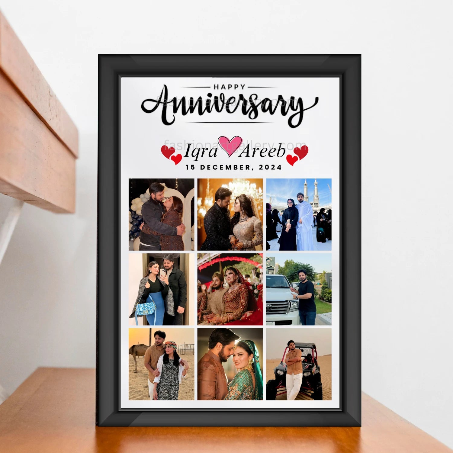 Customize Anniversary Frame