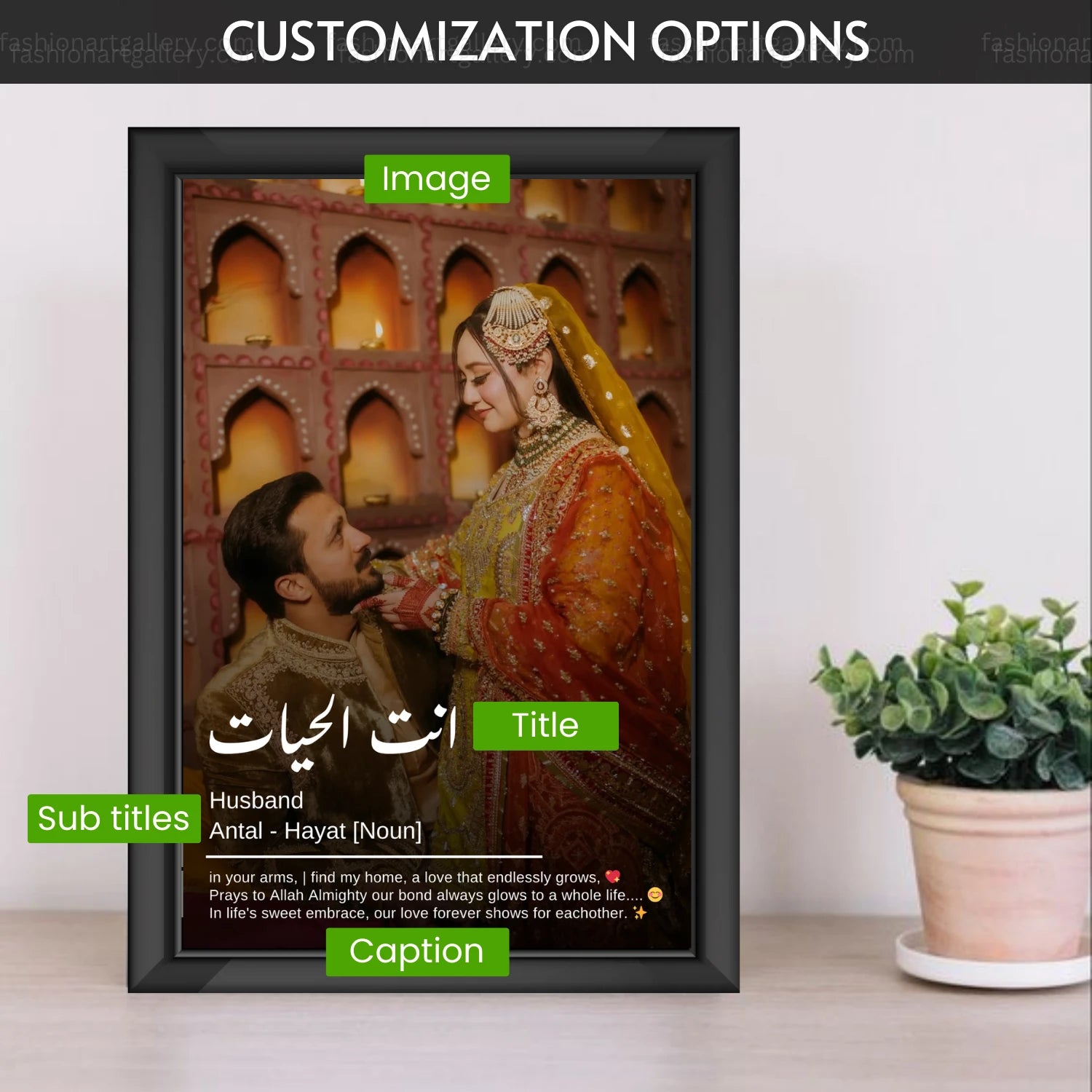 Customize Couple Gift Frame