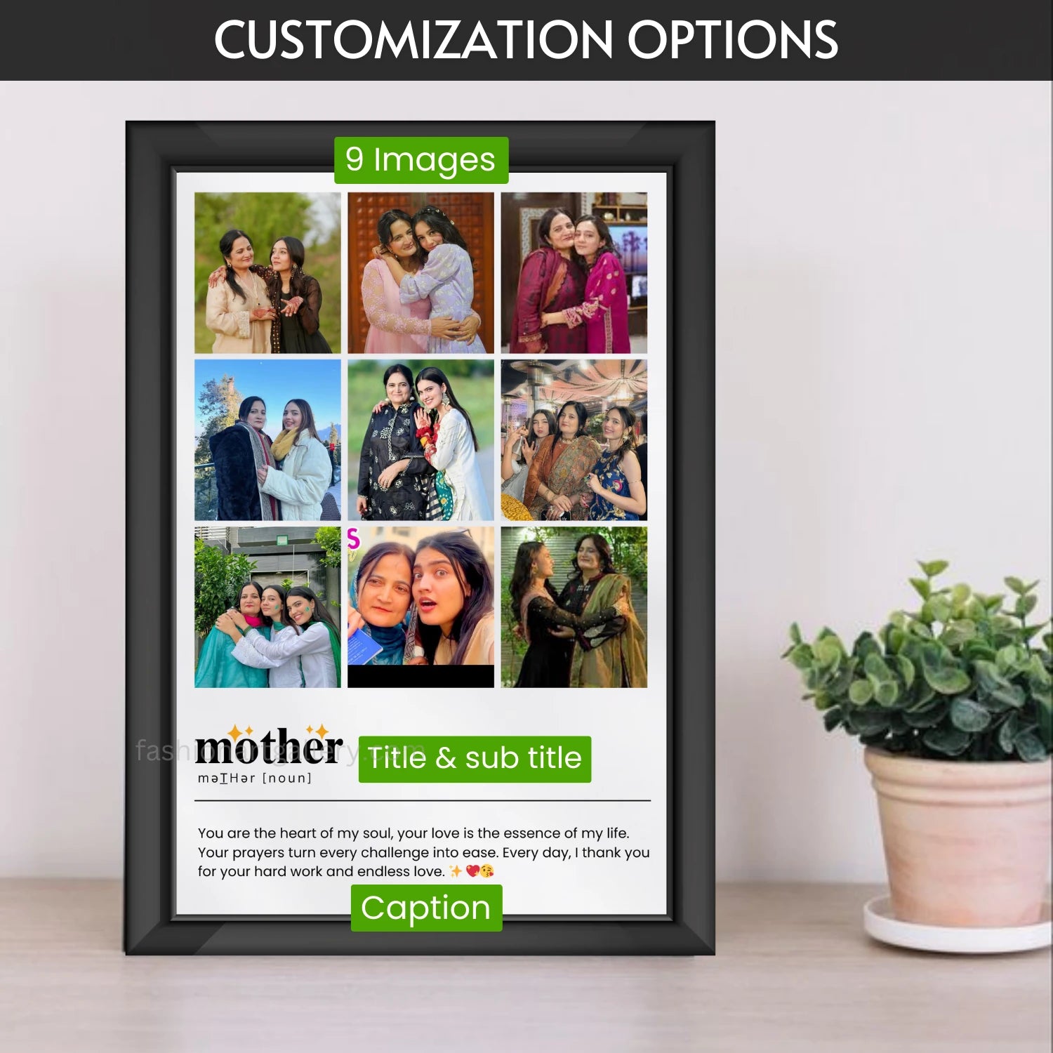 Customize Love Gift Frame 