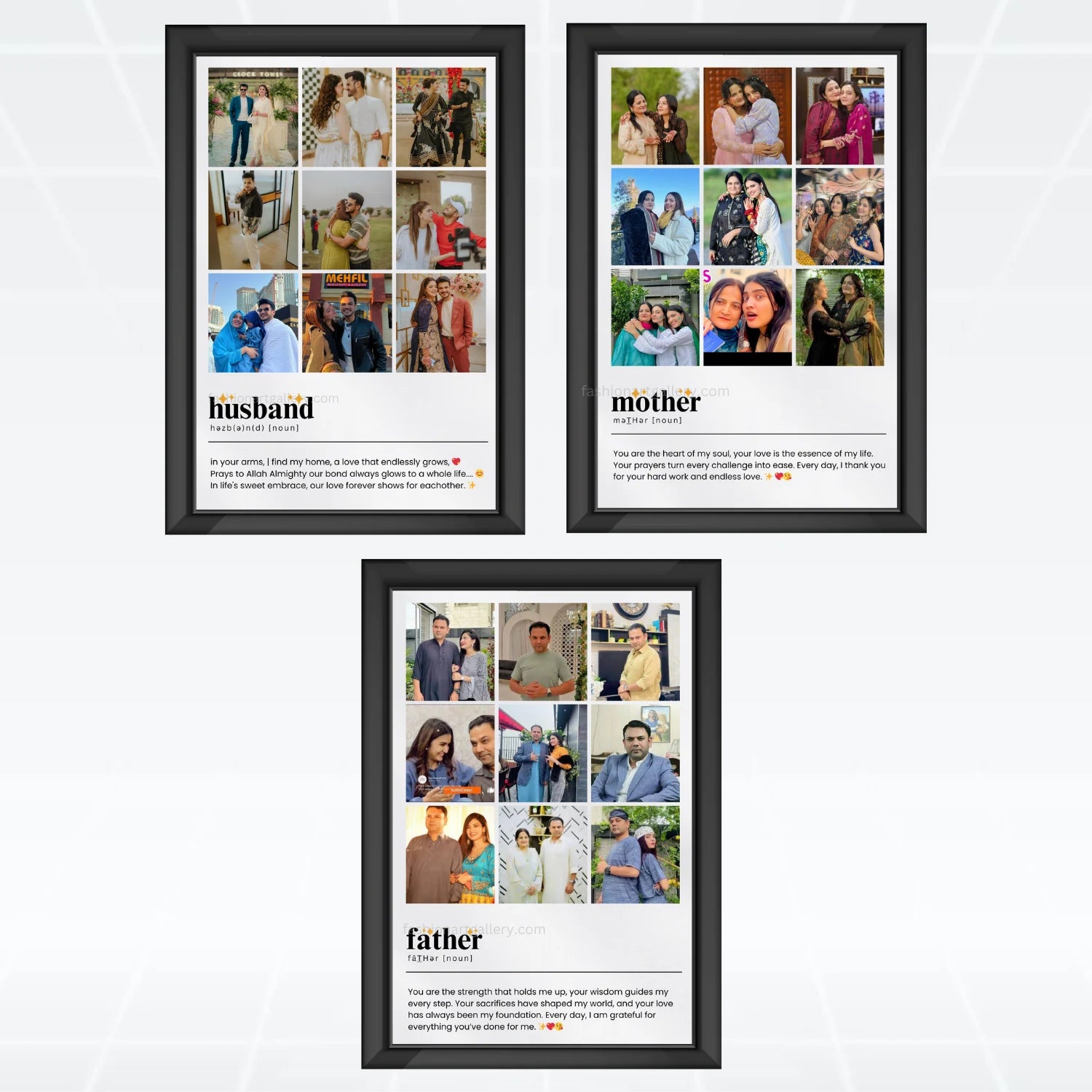 Customize Love Gift Frame D-9-1