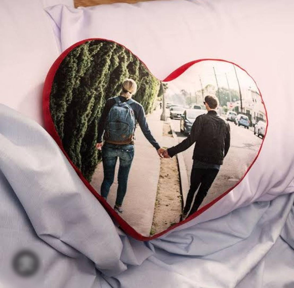 Personalised Heart Shaped Cushion HC2