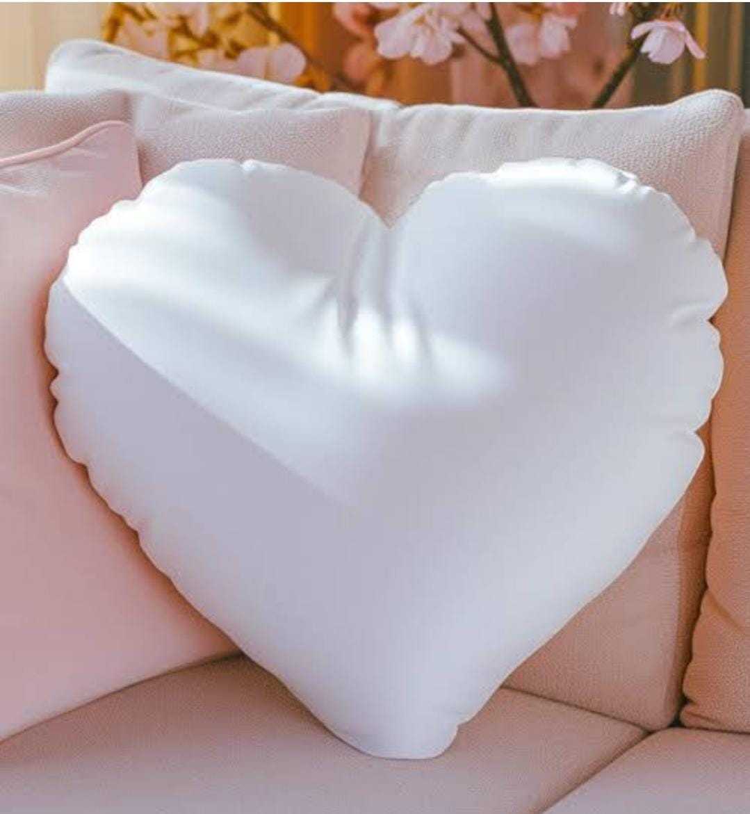 Personalised Heart Shaped Cushion 